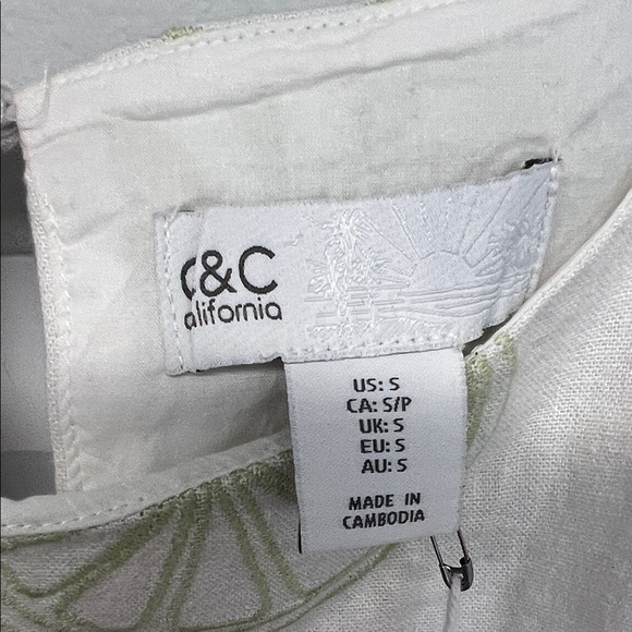 C&C California | White Embroidered Sundress w/Fruit - Picture 4 of 14